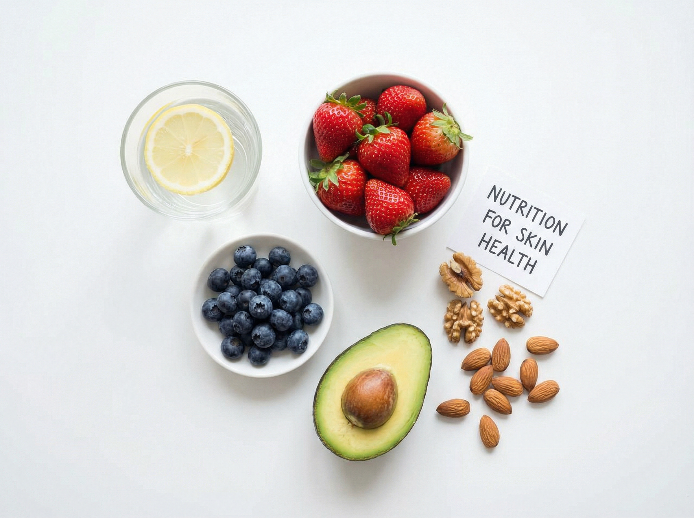 Healthy nutrition for skin